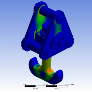 ���ؙC���^�M����Ԫ����  finite element analysis of crane hook group