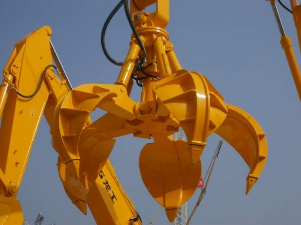 ���Һ��÷��ץ�� five petal hydraulic grab